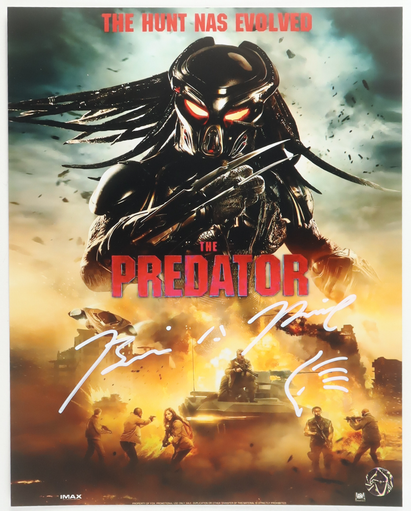 Brian Prince Signed "The Predator" 11x14 Photo with Hand Drawn Predator Sketch (Authentic Ink) at PristineAuction.com Brian Prince Signed "The Predator" 11x14 Photo with Hand Drawn Predator Sketch (Authentic Ink) at PristineAuction.com