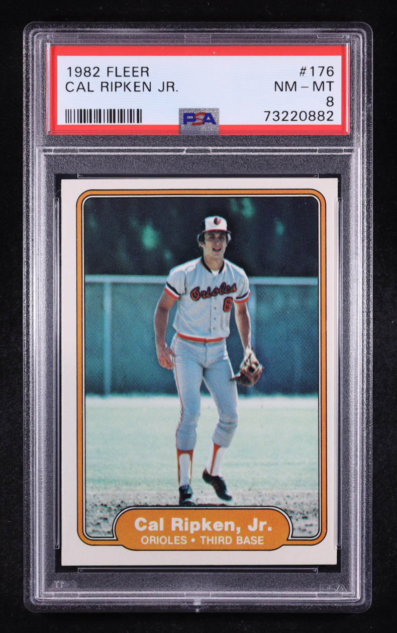 Cal Ripken Jr. 1982 Fleer #176 RC (PSA 8) at PristineAuction.com Cal Ripken Jr. 1982 Fleer #176 RC (PSA 8) at PristineAuction.com
