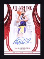 Magic Johnson 2024-25 Panini Flawless All-NBA Ink Ruby #23 #13/15 at PristineAuction.com
