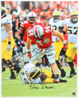 Zach Boren Signed Ohio State Buckeyes 16x20 Photo with (3) Inscriptions (Authentic Ink) at PristineAuction.com
