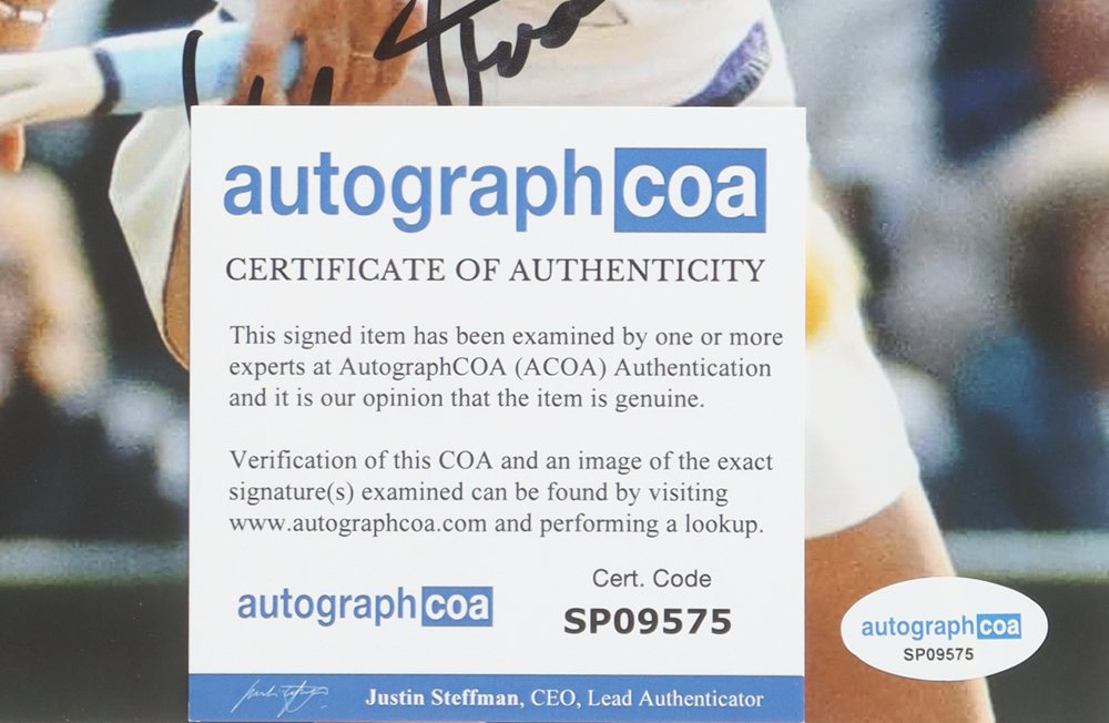 Martina Navratilova Signed 8x10 Photo (ACOA) at PristineAuction.com Martina Navratilova Signed 8x10 Photo (ACOA) at PristineAuction.com