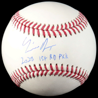Liam Doyle Signed OML Baseball Inscribed "2025 1st Rd Pick" (MLB) at PristineAuction.com