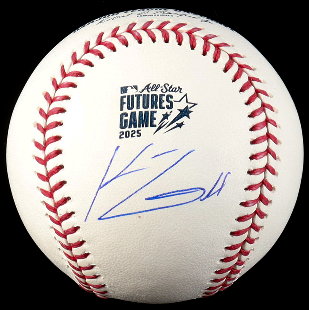 Konnor Griffin Signed 2025 Futures Game Logo OML Baseball (MLB) at PristineAuction.com Konnor Griffin Signed 2025 Futures Game Logo OML Baseball (MLB) at PristineAuction.com
