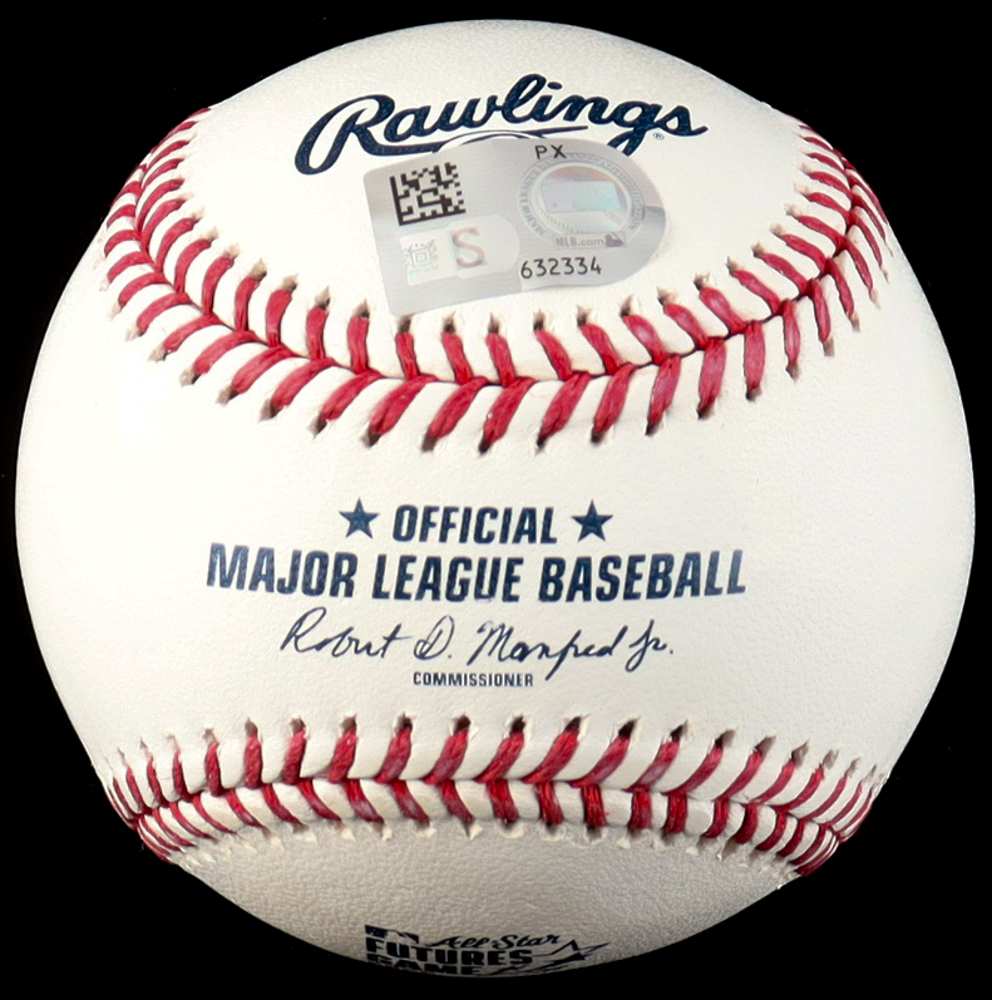 Konnor Griffin Signed 2025 Futures Game Logo OML Baseball (MLB) at PristineAuction.com Konnor Griffin Signed 2025 Futures Game Logo OML Baseball (MLB) at PristineAuction.com