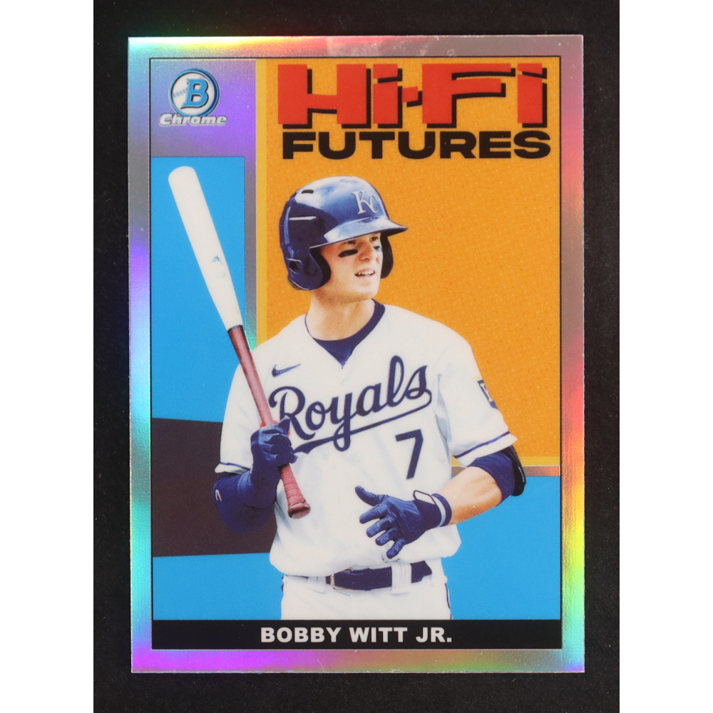 Bobby Witt Jr. 2022 Bowman Chrome Hi-Fi Futures #HIFI5 RC at PristineAuction.com