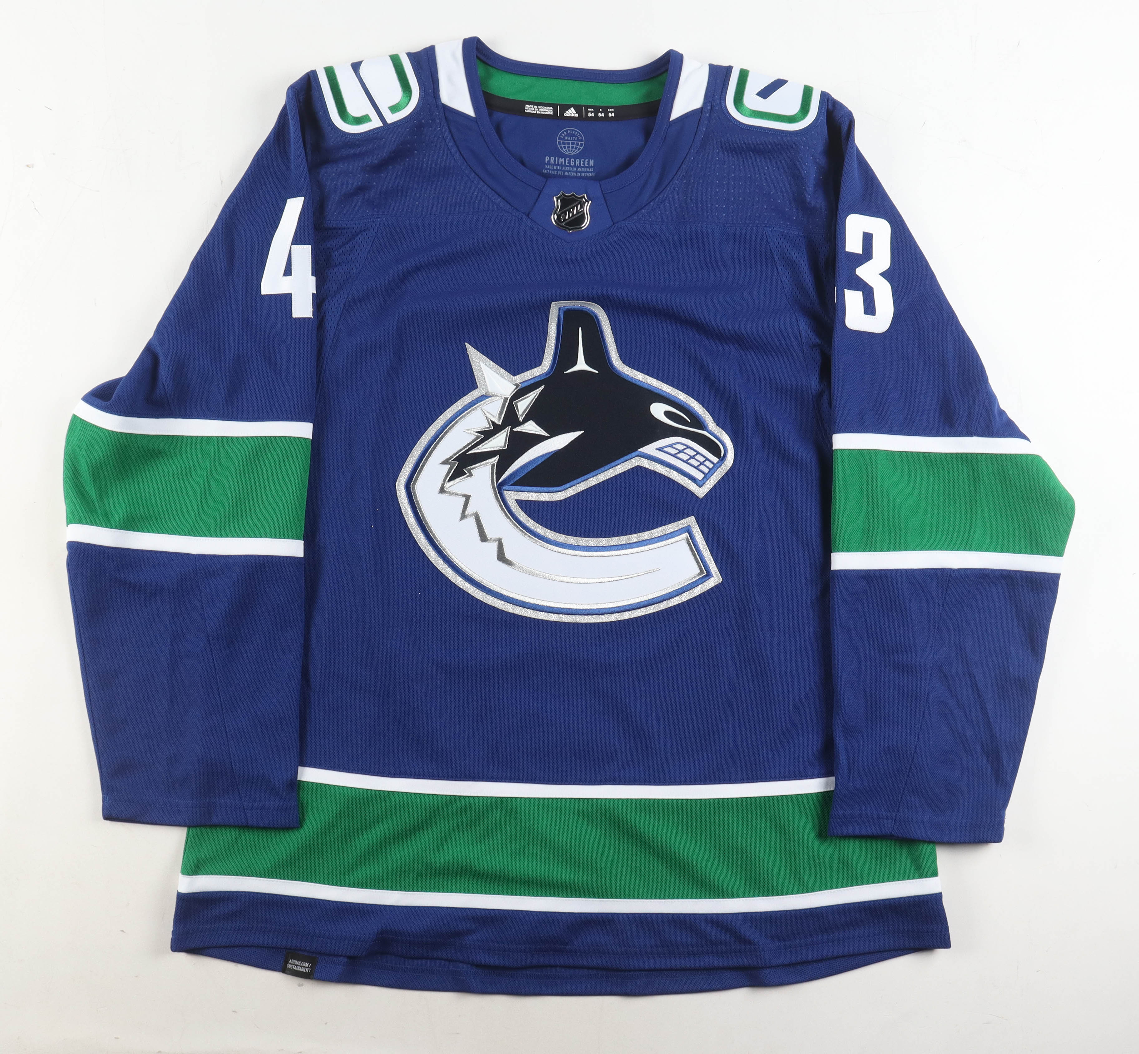 Quinn Hughes Signed Canucks Adidas Authentic Jersey (Fanatics) at PristineAuction.com Quinn Hughes Signed Canucks Adidas Authentic Jersey (Fanatics) at PristineAuction.com