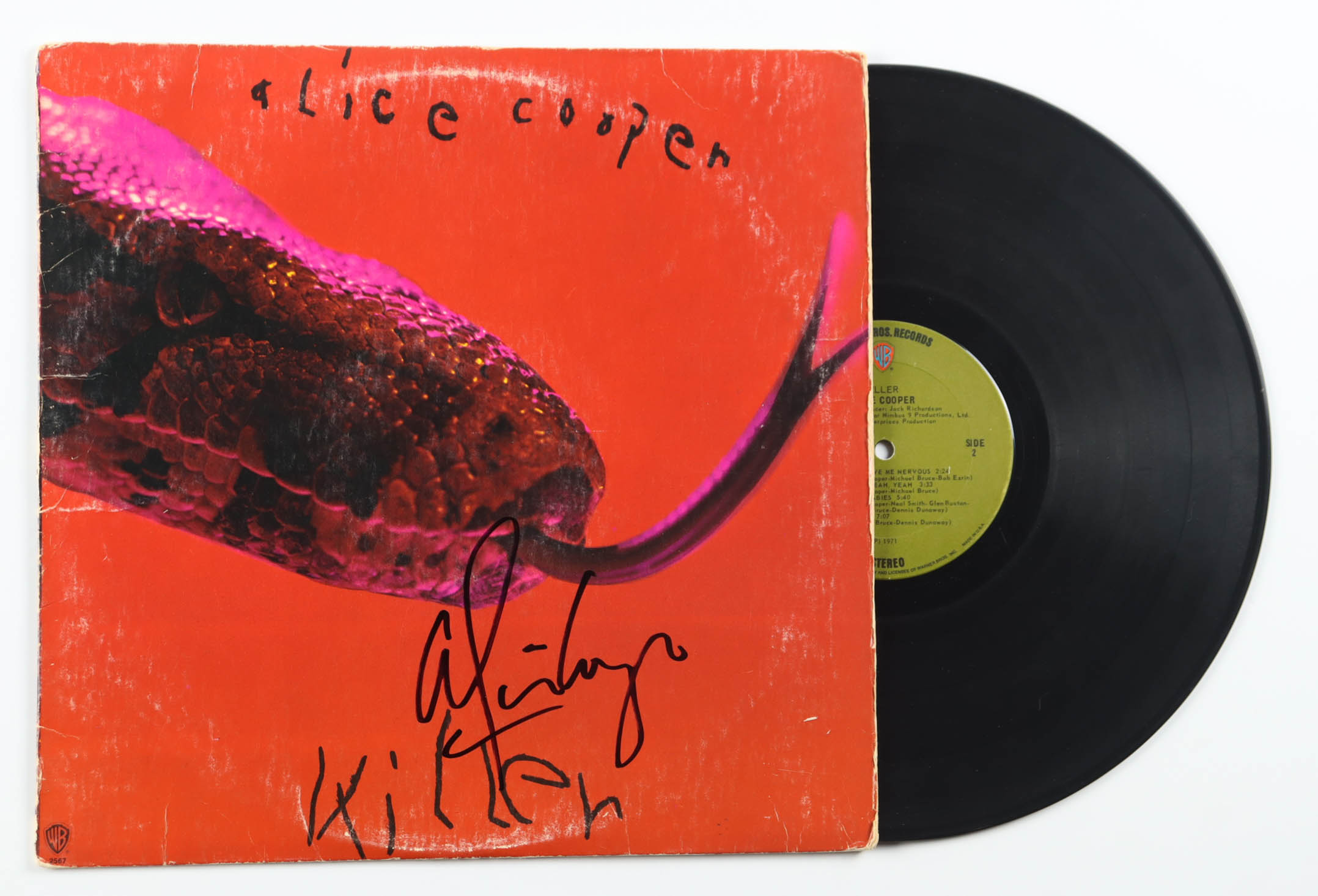 Alice Cooper Signed "Killer" Vinyl Record Album (JSA) at PristineAuction.com Alice Cooper Signed "Killer" Vinyl Record Album (JSA) at PristineAuction.com