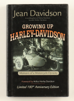 Jean Davidson Signed "Growing Up Harley-Davidson" Hardcover Book (JSA) at PristineAuction.com
