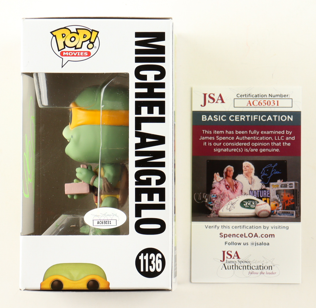 Vanilla Ice Signed "Teenage Mutant Ninja Turtles" #1136 Michelangelo Funko Pop! Vinyl Figure (JSA) at PristineAuction.com Vanilla Ice Signed "Teenage Mutant Ninja Turtles" #1136 Michelangelo Funko Pop! Vinyl Figure (JSA) at PristineAuction.com