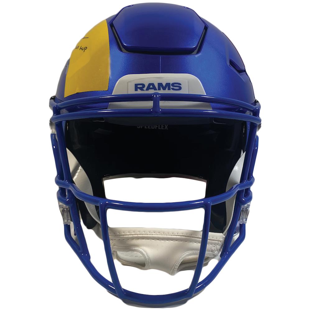 Cooper Kupp Signed Rams / Super Bowl LVI Champions Full-Size Authentic On-Field Speedflex Helmet Inscribed "SB LVI MVP" (Fanatics) at PristineAuction.com Cooper Kupp Signed Rams / Super Bowl LVI Champions Full-Size Authentic On-Field Speedflex Helmet Inscribed "SB LVI MVP" (Fanatics) at PristineAuction.com
