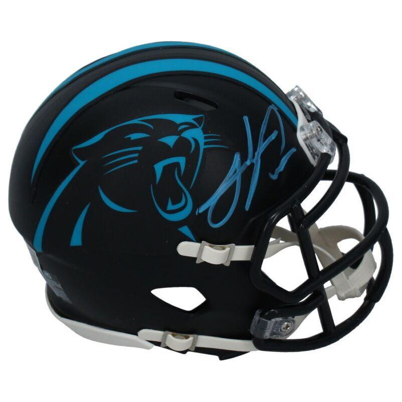 Julius Peppers Signed Panthers Alternate Speed Mini Helmet (Beckett) at PristineAuction.com Julius Peppers Signed Panthers Alternate Speed Mini Helmet (Beckett) at PristineAuction.com