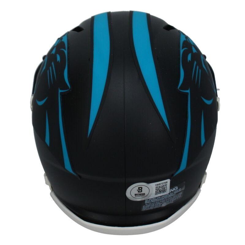 Julius Peppers Signed Panthers Alternate Speed Mini Helmet (Beckett) at PristineAuction.com Julius Peppers Signed Panthers Alternate Speed Mini Helmet (Beckett) at PristineAuction.com