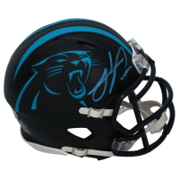 Julius Peppers Signed Panthers Alternate Speed Mini Helmet (Beckett) at PristineAuction.com
