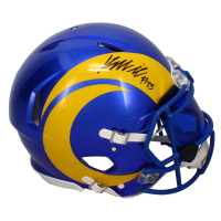 Kyren Williams Signed Rams Full-Size Authentic On-Field Speed Helmet with Custom Visor (Beckett) at PristineAuction.com