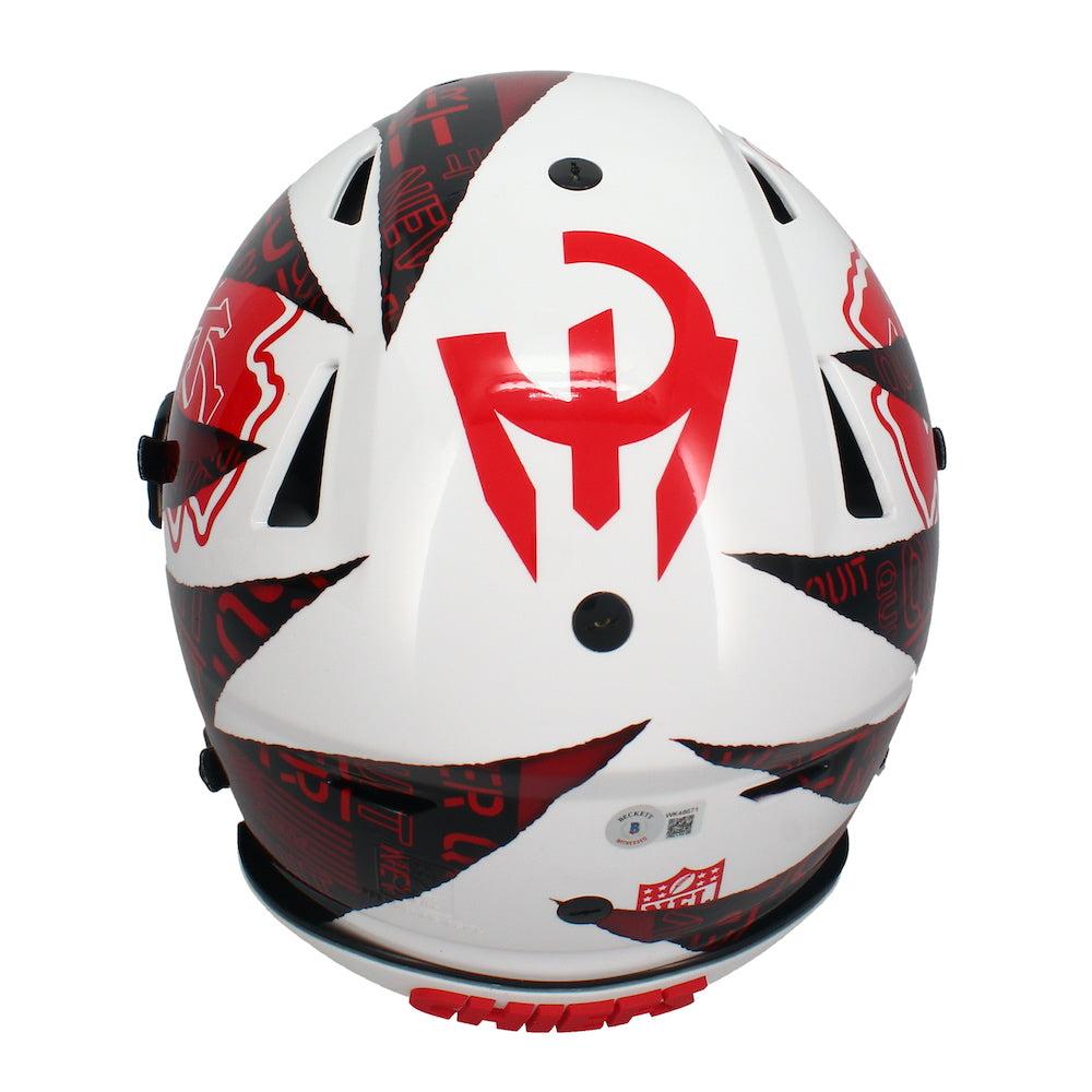 Patrick Mahomes II Signed Chiefs Full-Size Authentic On-Field SpeedFlex Helmet (Beckett) at PristineAuction.com Patrick Mahomes II Signed Chiefs Full-Size Authentic On-Field SpeedFlex Helmet (Beckett) at PristineAuction.com
