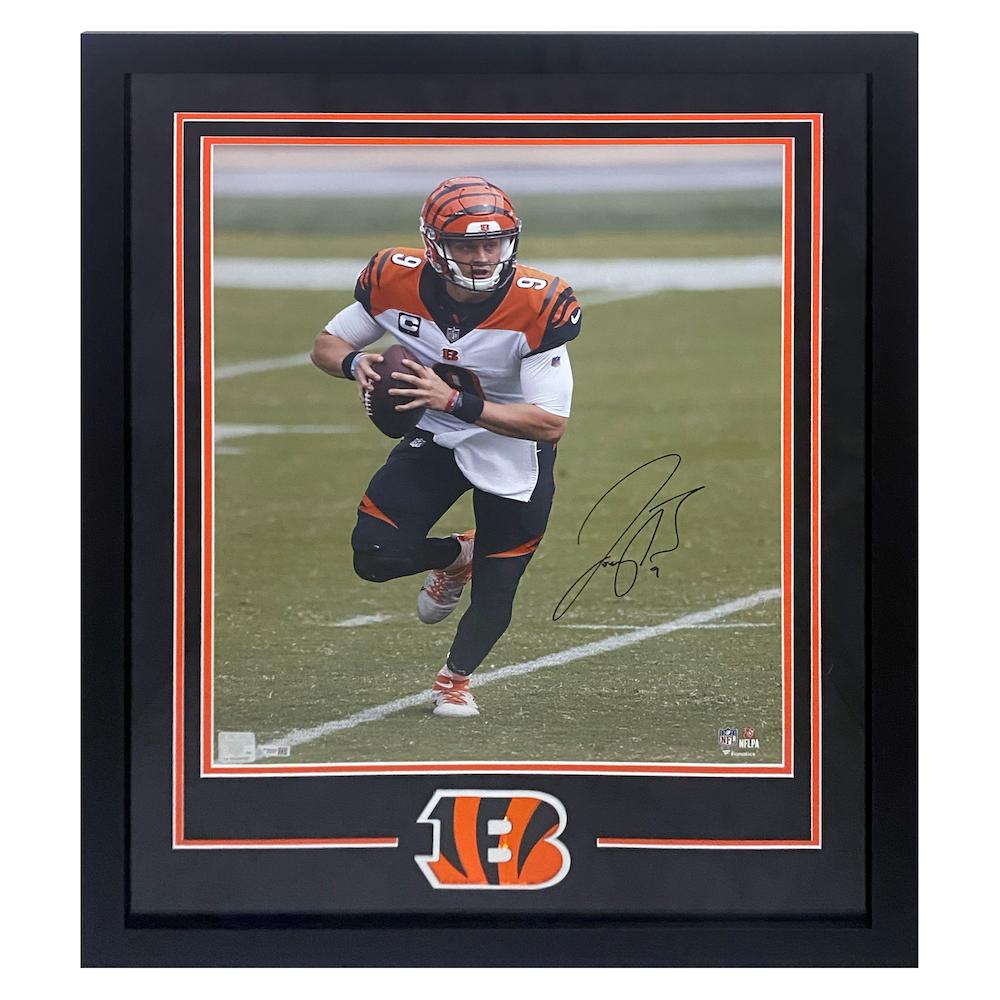 Joe Burrow Signed Bengals Custom Framed Photo (Fanatics) at PristineAuction.com Joe Burrow Signed Bengals Custom Framed Photo (Fanatics) at PristineAuction.com