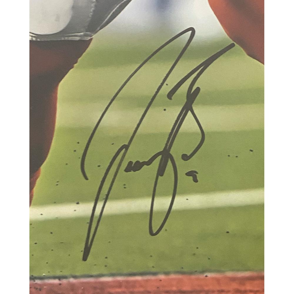 Joe Burrow Signed Bengals Custom Framed Photo (Fanatics) at PristineAuction.com Joe Burrow Signed Bengals Custom Framed Photo (Fanatics) at PristineAuction.com