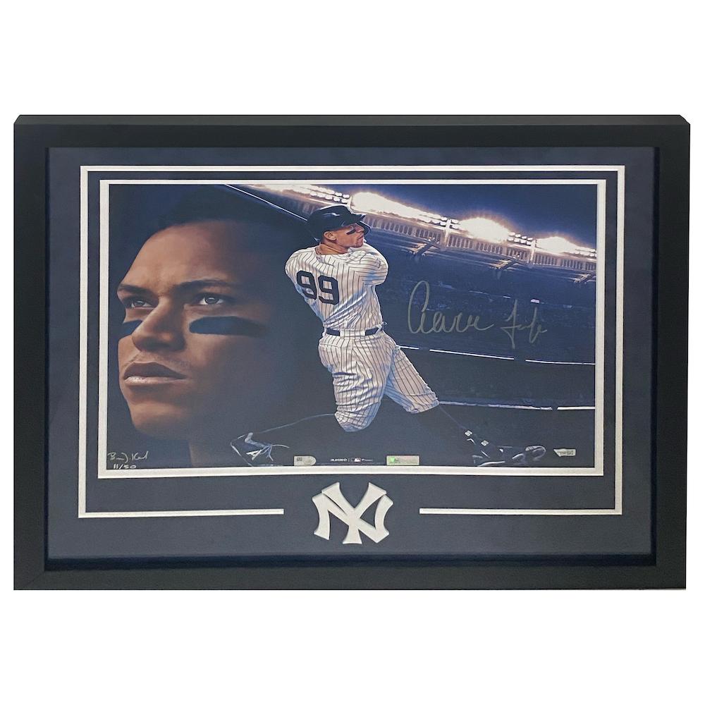 Aaron Judge Signed LE Yankees Custom Framed Photo (Fanatics) at PristineAuction.com Aaron Judge Signed LE Yankees Custom Framed Photo (Fanatics) at PristineAuction.com