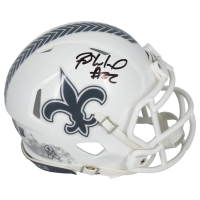 Rashid Shaheed Signed Saints Salute to Service Alternate Speed Mini Helmet (Beckett) at PristineAuction.com