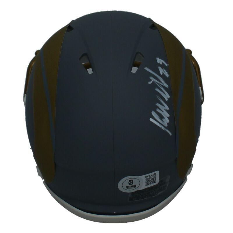 Kyren Williams Signed Rams Slate Alternate Speed Mini Helmet (Beckett) at PristineAuction.com Kyren Williams Signed Rams Slate Alternate Speed Mini Helmet (Beckett) at PristineAuction.com