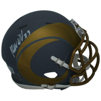Kyren Williams Signed Rams Slate Alternate Speed Mini Helmet (Beckett) at PristineAuction.com