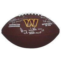 Joe Theisman, Doug Williams & Mark Rypien Signed Commanders Logo Football with Super Bowl Inscriptions (Beckett) at PristineAuction.com