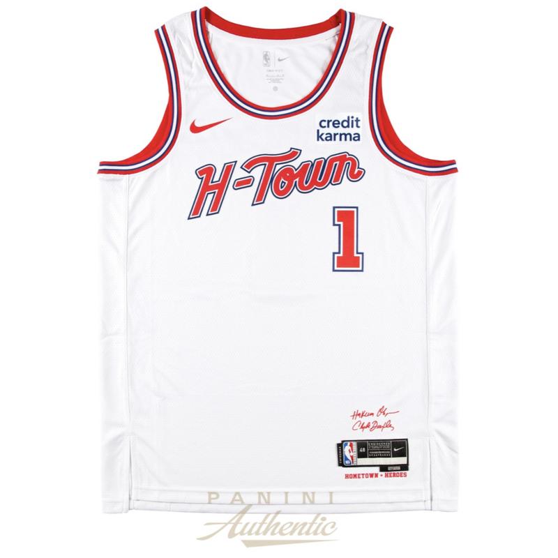 Amen Thompson Signed Rockets Nike Authentic Jersey (Panini) at PristineAuction.com Amen Thompson Signed Rockets Nike Authentic Jersey (Panini) at PristineAuction.com