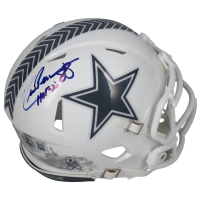 Drew Pearson Signed Cowboys Salute To Service Alternate Speed Mini Helmet Inscribed "HOF '21" (Beckett) at PristineAuction.com