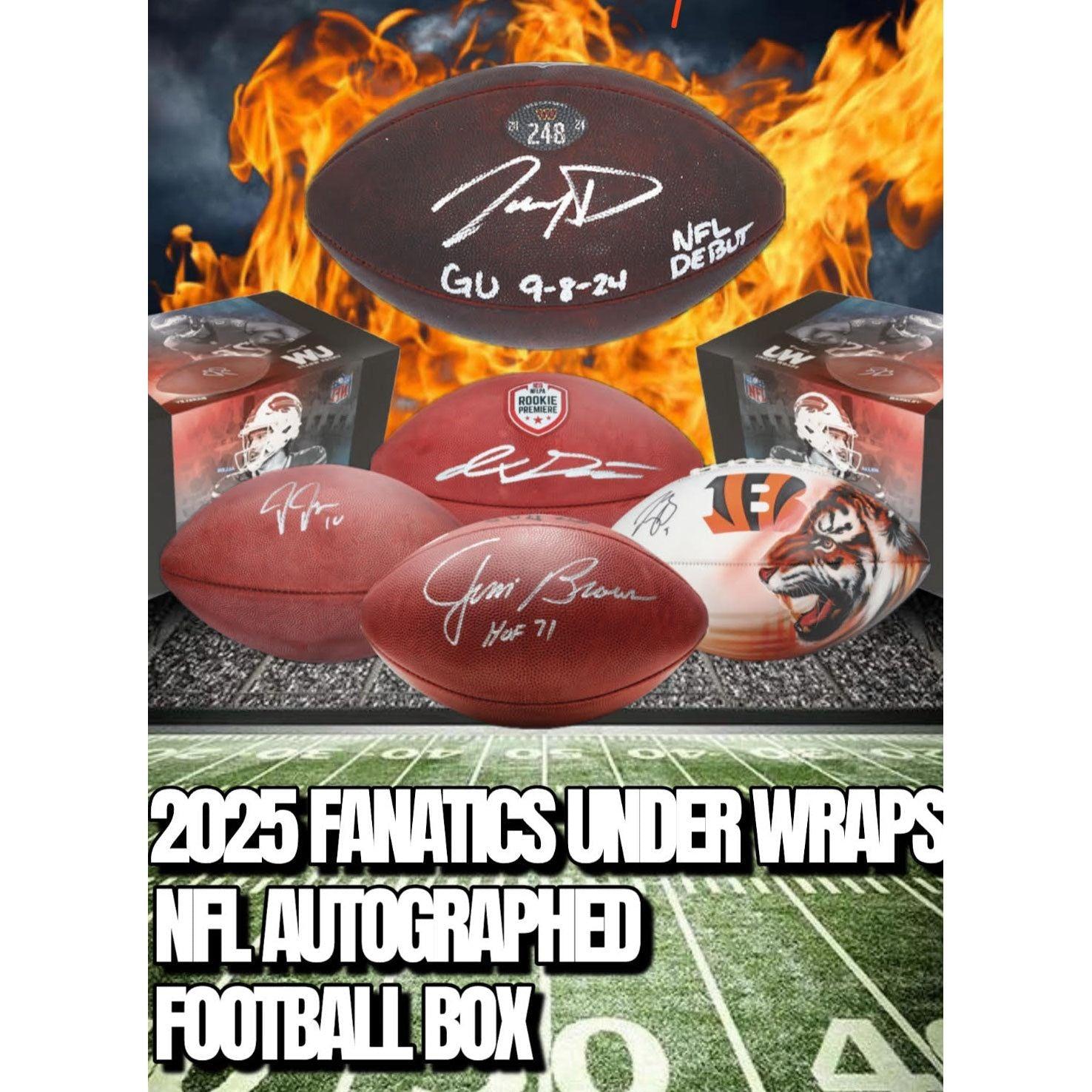 2025 Fanatics NFL Authentic Football Under Wraps (Brady, Jayden, Caleb, etc.) at PristineAuction.com 2025 Fanatics NFL Authentic Football Under Wraps (Brady, Jayden, Caleb, etc.) at PristineAuction.com