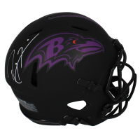 Ray Lewis Signed Ravens Full-Size Authentic On-Field Eclipse Alternate Speed Helmet (Beckett) at PristineAuction.com
