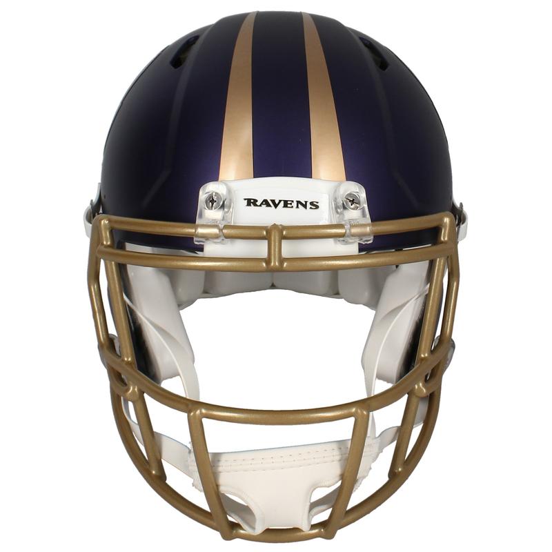 Ray Lewis Signed Ravens Full-Size Authentic On-Field Alternate Speed Helmet (Beckett) at PristineAuction.com Ray Lewis Signed Ravens Full-Size Authentic On-Field Alternate Speed Helmet (Beckett) at PristineAuction.com