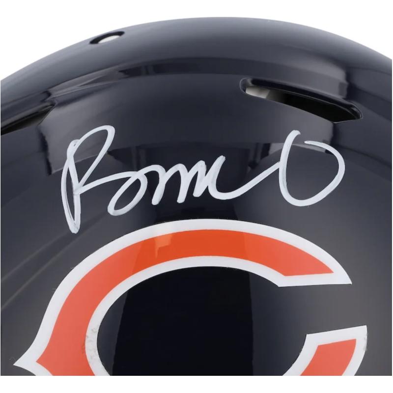 Rome Odunze Signed Bears Full-Size Authentic On-Field Speed Helmet (Fanatics) at PristineAuction.com Rome Odunze Signed Bears Full-Size Authentic On-Field Speed Helmet (Fanatics) at PristineAuction.com