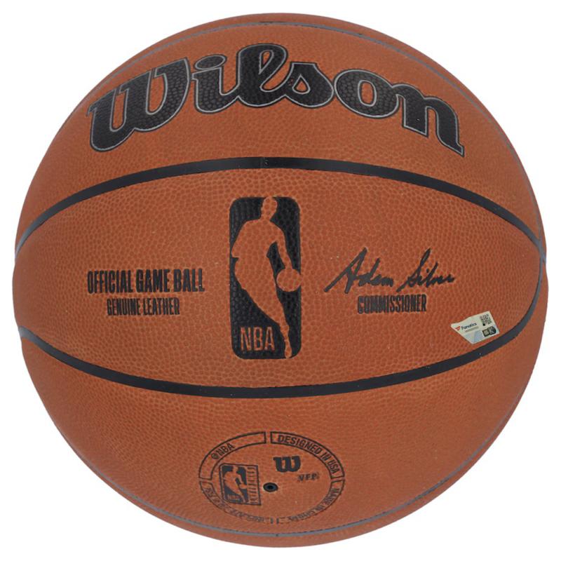 Victor Wembayana Signed NBA Game Ball Basketball (Fanatics) at PristineAuction.com Victor Wembayana Signed NBA Game Ball Basketball (Fanatics) at PristineAuction.com