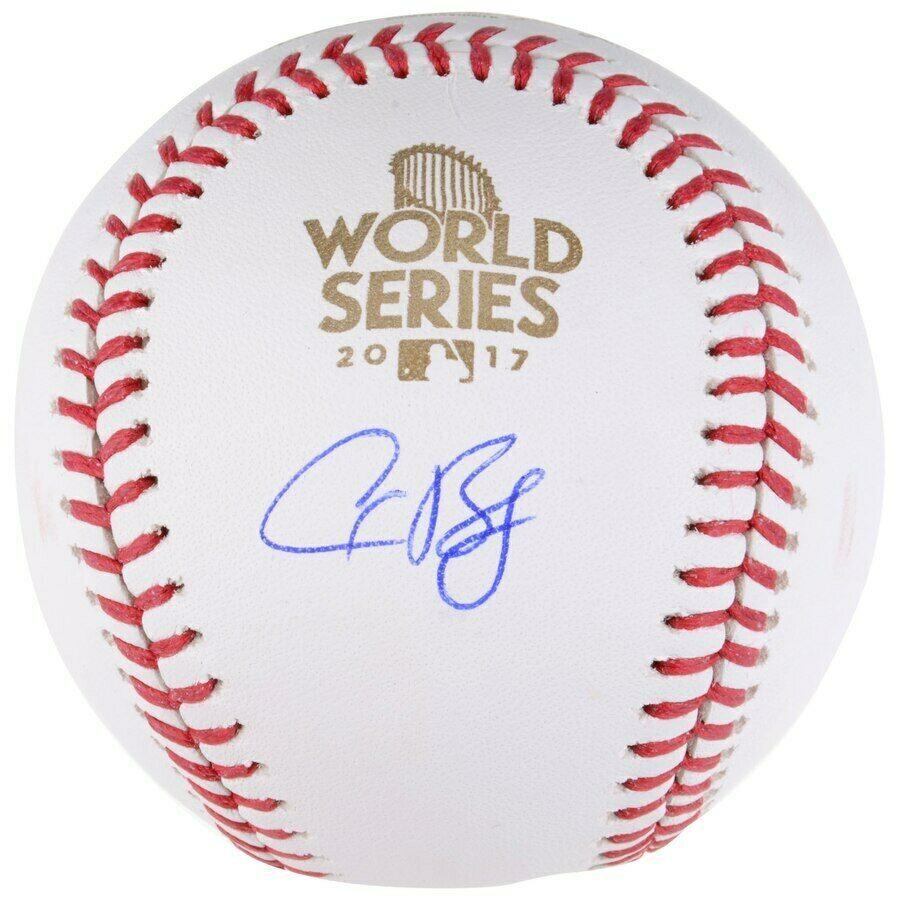 Alex Bregman Signed 2017 World Series Logo Baseball (Fanatics) at PristineAuction.com Alex Bregman Signed 2017 World Series Logo Baseball (Fanatics) at PristineAuction.com