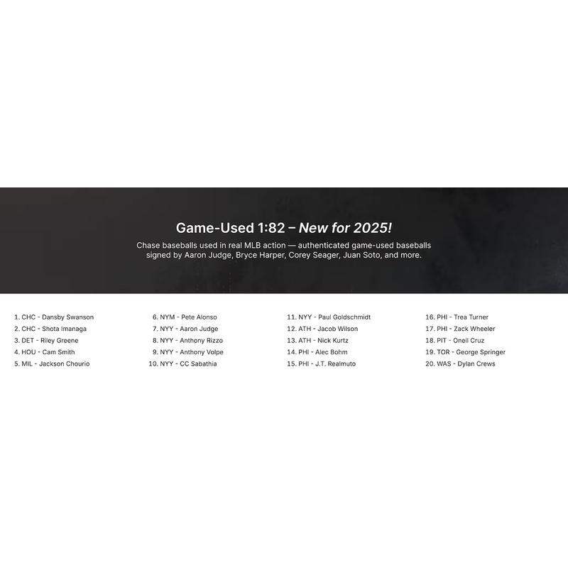 (Babe Ruth, Ohtani) 2025 MLB Under Wraps Autographed Baseball Fanatics Vol. 2 at PristineAuction.com (Babe Ruth, Ohtani) 2025 MLB Under Wraps Autographed Baseball Fanatics Vol. 2 at PristineAuction.com