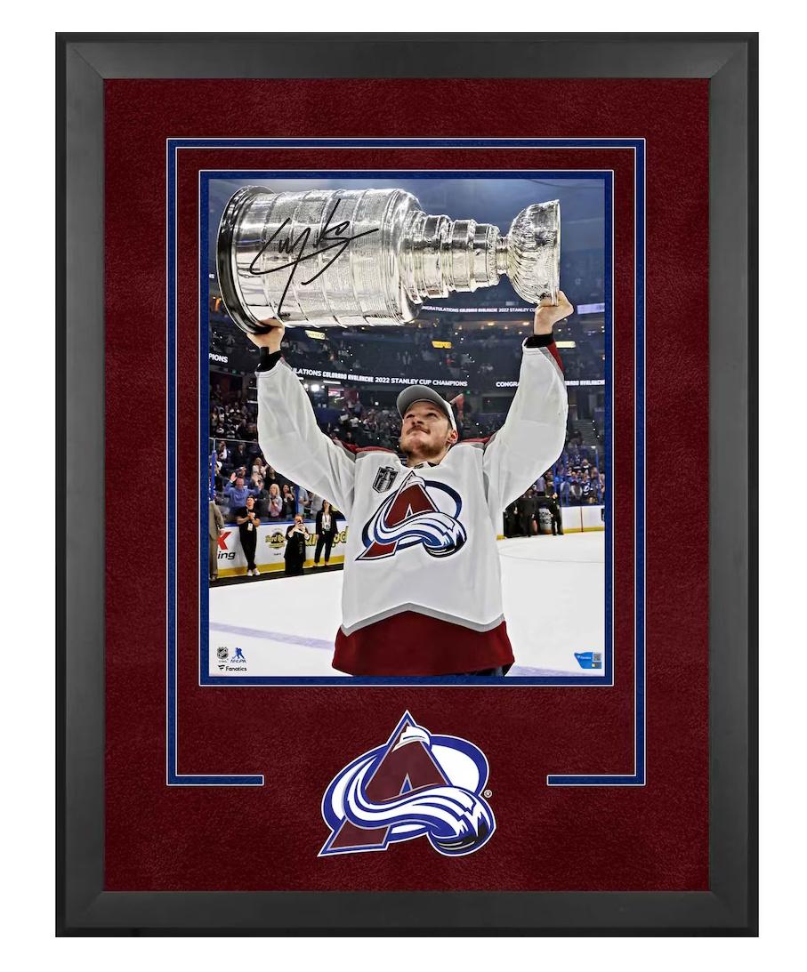 Cale Makar Signed Avalanche Custom Framed Photo (Fanatics) at PristineAuction.com Cale Makar Signed Avalanche Custom Framed Photo (Fanatics) at PristineAuction.com