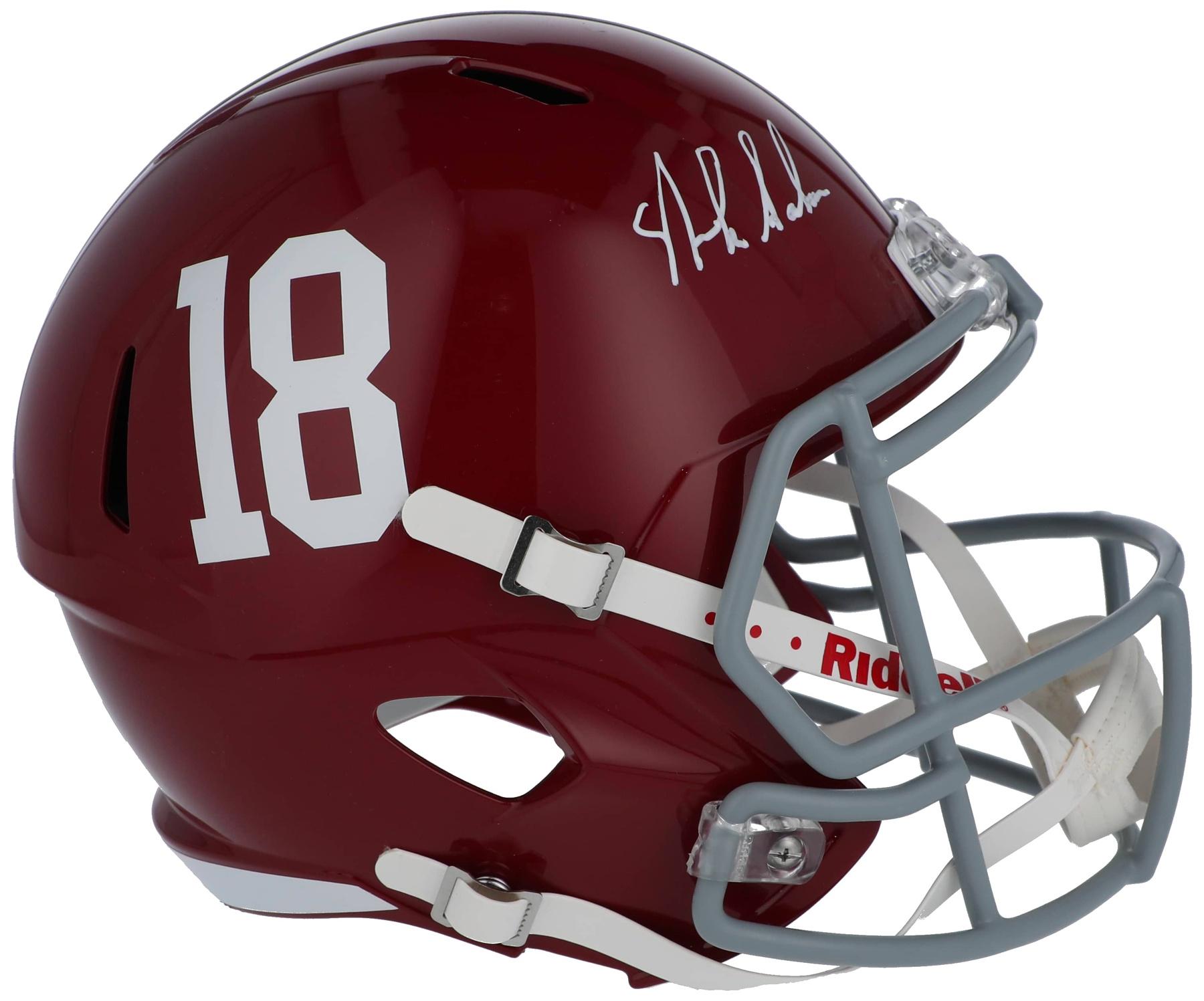 Nick Saban Signed Alabama Crimson Tide Full-Size Speed Helmet (Beckett) at PristineAuction.com Nick Saban Signed Alabama Crimson Tide Full-Size Speed Helmet (Beckett) at PristineAuction.com