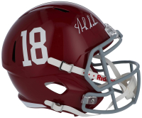 Nick Saban Signed Alabama Crimson Tide Full-Size Speed Helmet (Beckett) at PristineAuction.com