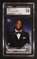 Ashton Jeanty 2025 Topps Now Draft #D2 RC (CGC 10) at PristineAuction.com