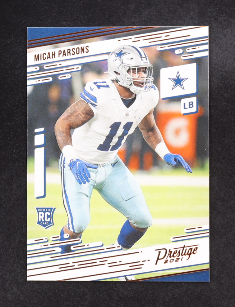Micah Parsons 2021 Panini Chronicles Prestige Rookie Update #244 RC at PristineAuction.com Micah Parsons 2021 Panini Chronicles Prestige Rookie Update #244 RC at PristineAuction.com