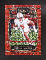 Garrett Wilson 2022 Select Draft Picks Red Lazer Prizm #4 RC at PristineAuction.com