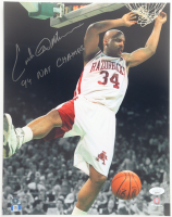Corliss Williamson Signed Arkansas Razorbacks 11x14 Photo Inscribed "94 Nat Champs" (JSA) at PristineAuction.com