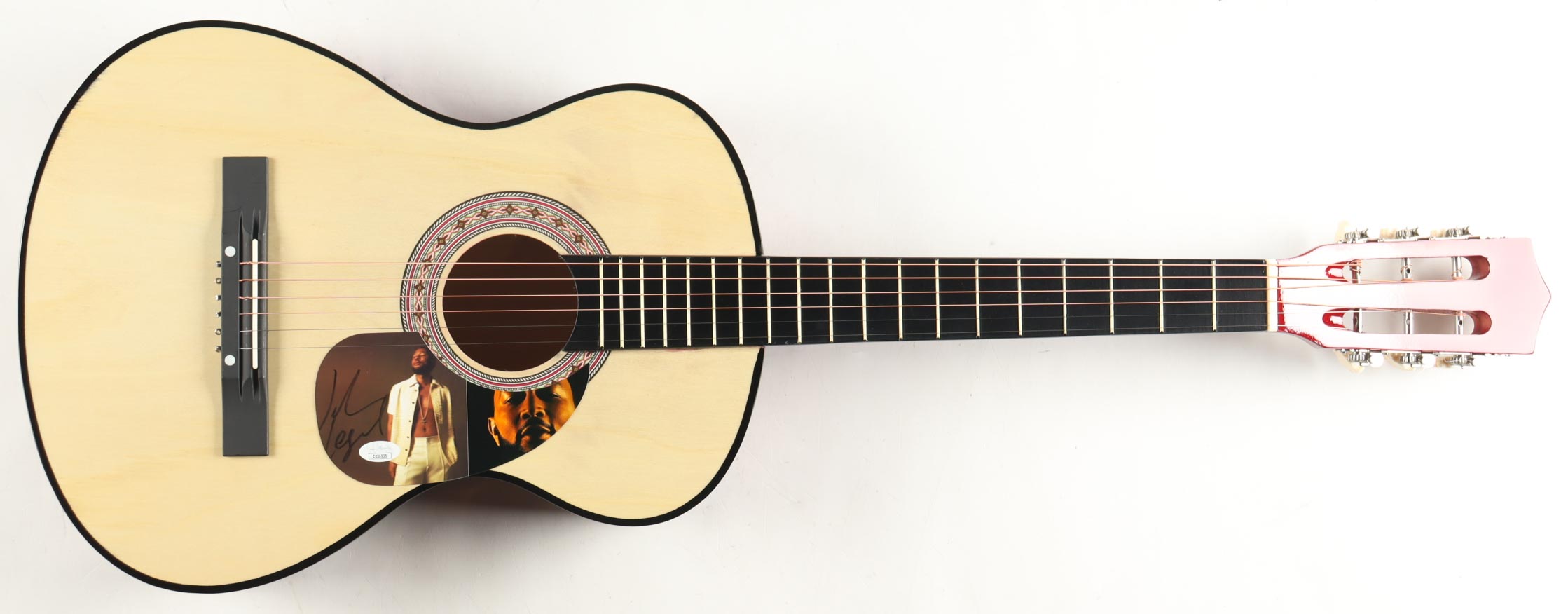 John Legend Guitar with Signed Custom Insert Pickguard (JSA) at PristineAuction.com John Legend Guitar with Signed Custom Insert Pickguard (JSA) at PristineAuction.com