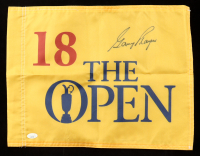 Gary Player Signed "The Bristish Open" Pin Flag (JSA) at PristineAuction.com