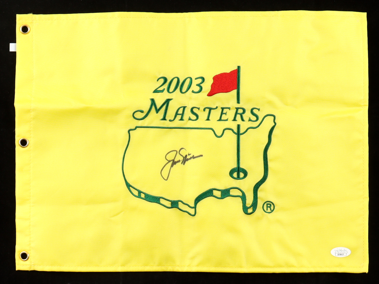 Jack Nicklaus Signed "2003 Masters" Pin Flag (JSA) at PristineAuction.com Jack Nicklaus Signed "2003 Masters" Pin Flag (JSA) at PristineAuction.com