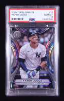 Aaron Judge 2025 Topps Tribute #17 (PSA 10) at PristineAuction.com