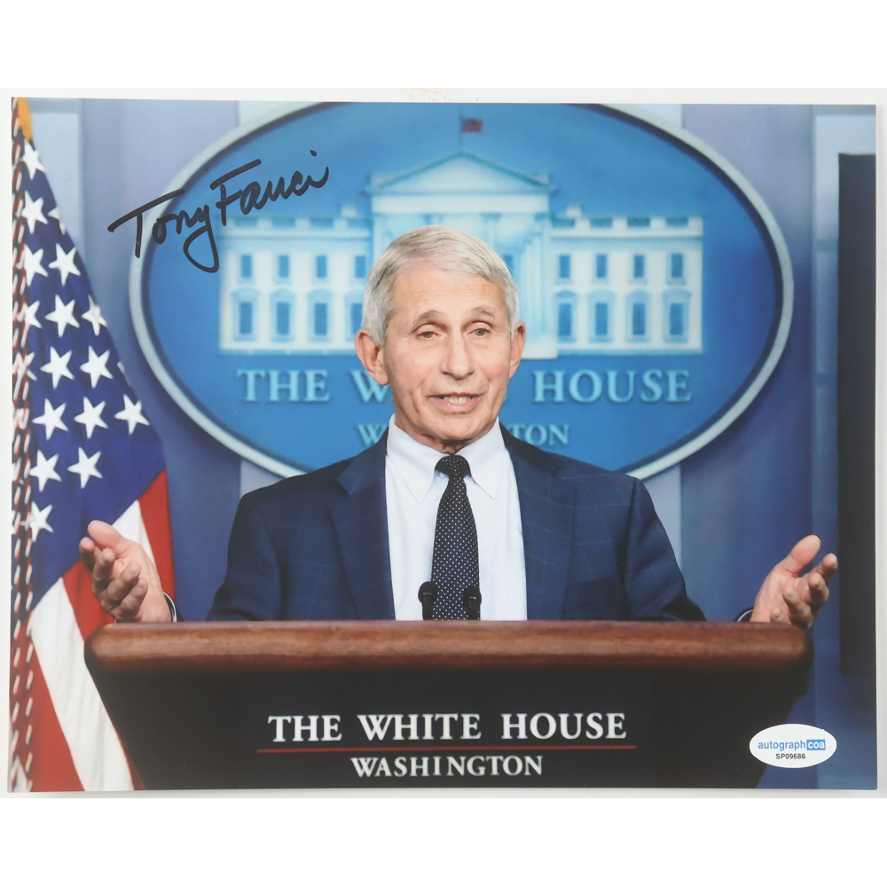 Anthony Fauci Signed 8x10 Photo (ACOA) at PristineAuction.com
