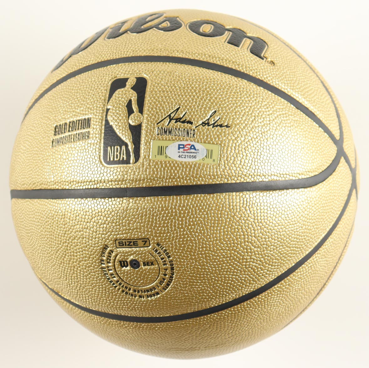 Larry Bird Signed NBA Basketball With Display Stand (PSA) at PristineAuction.com Larry Bird Signed NBA Basketball With Display Stand (PSA) at PristineAuction.com