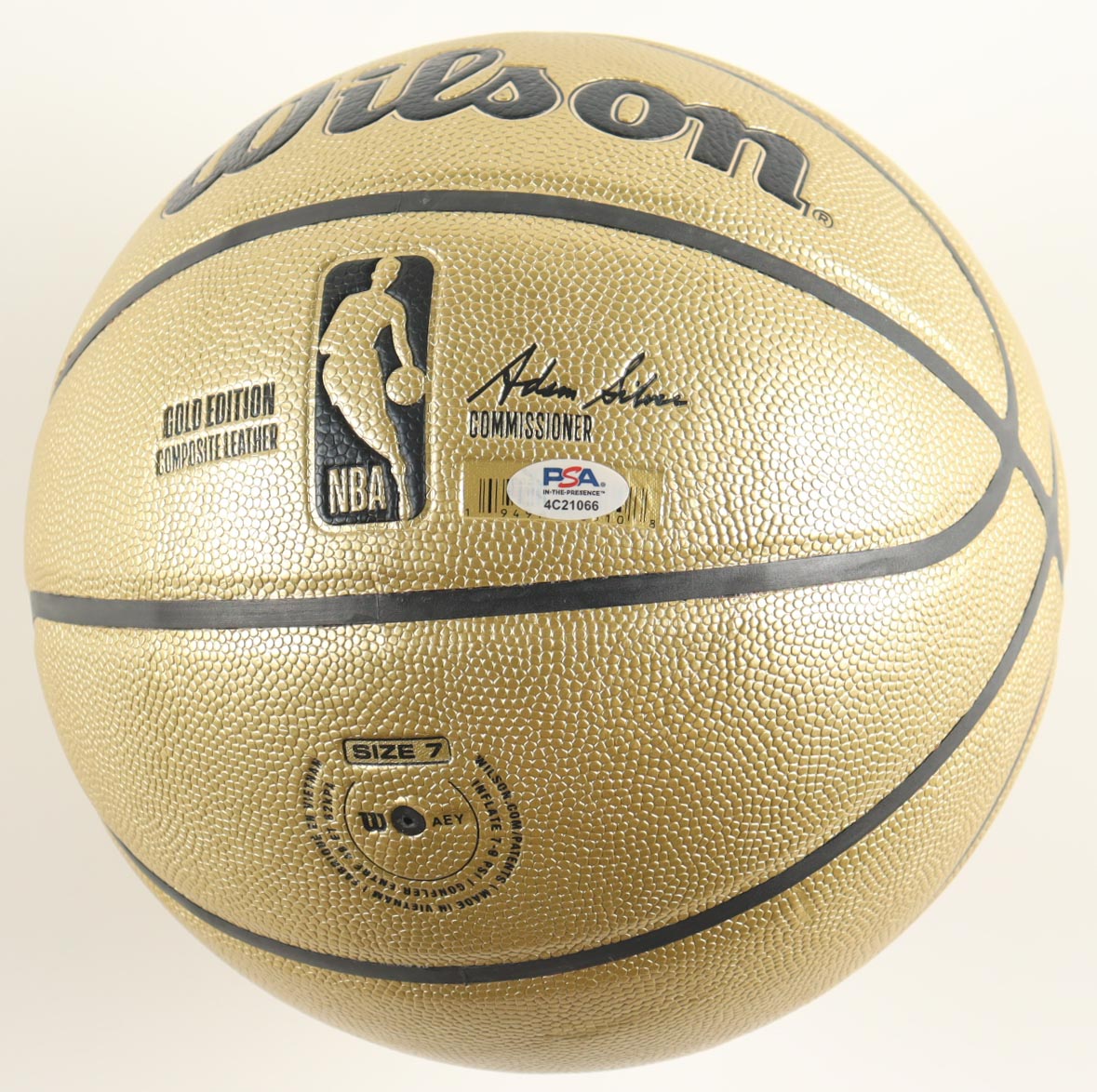 Larry Bird Signed NBA Basketball With Display Stand (PSA) at PristineAuction.com Larry Bird Signed NBA Basketball With Display Stand (PSA) at PristineAuction.com