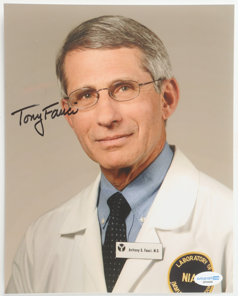 Anthony Fauci Signed 8x10 Photo (ACOA) at PristineAuction.com Anthony Fauci Signed 8x10 Photo (ACOA) at PristineAuction.com